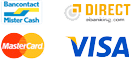 Mister Cash, Direct ebanking.com, MasterCard, VISA