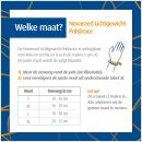 novamed lichtgewicht polsbrace beschikbaar in zwart en beige maattabel