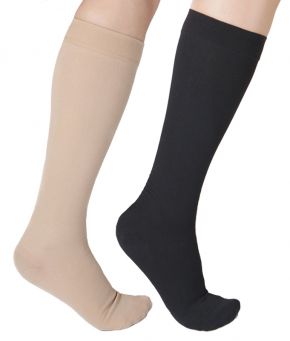 Dunimed premium comfort steunkousen drukklasse 1 - Gesloten teen (Per paar)