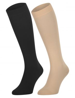 Dunimed premium comfort steunkousen drukklasse 2 - Gesloten teen (Per paar)
