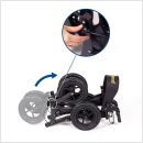 Outdoor rollator zeer klein opgevouwen