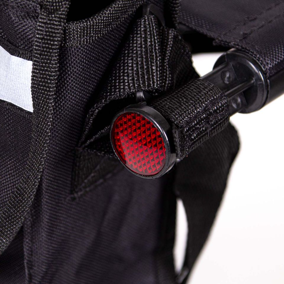 Rollator met reflectoren