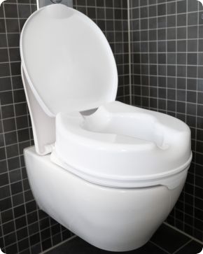 dunimed toiletverhoger met achtergrond