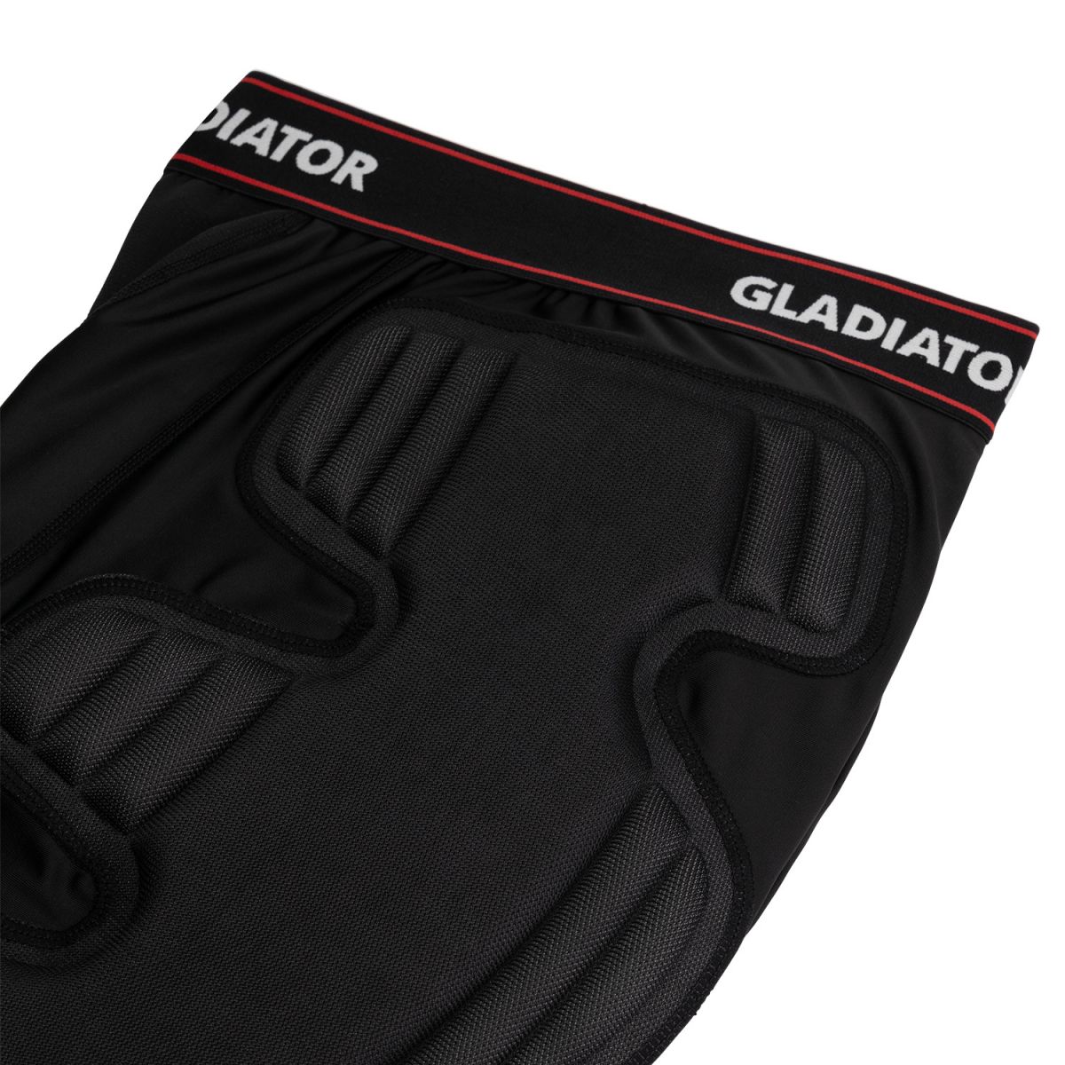 Rehab Professionele keepersbroek, gevoerd, lange beschermende broek voor keepers, maat 128-XXL, zwart, L