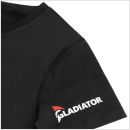 gladiator sports compressieshirt dames in zwart logo gefotografeerd