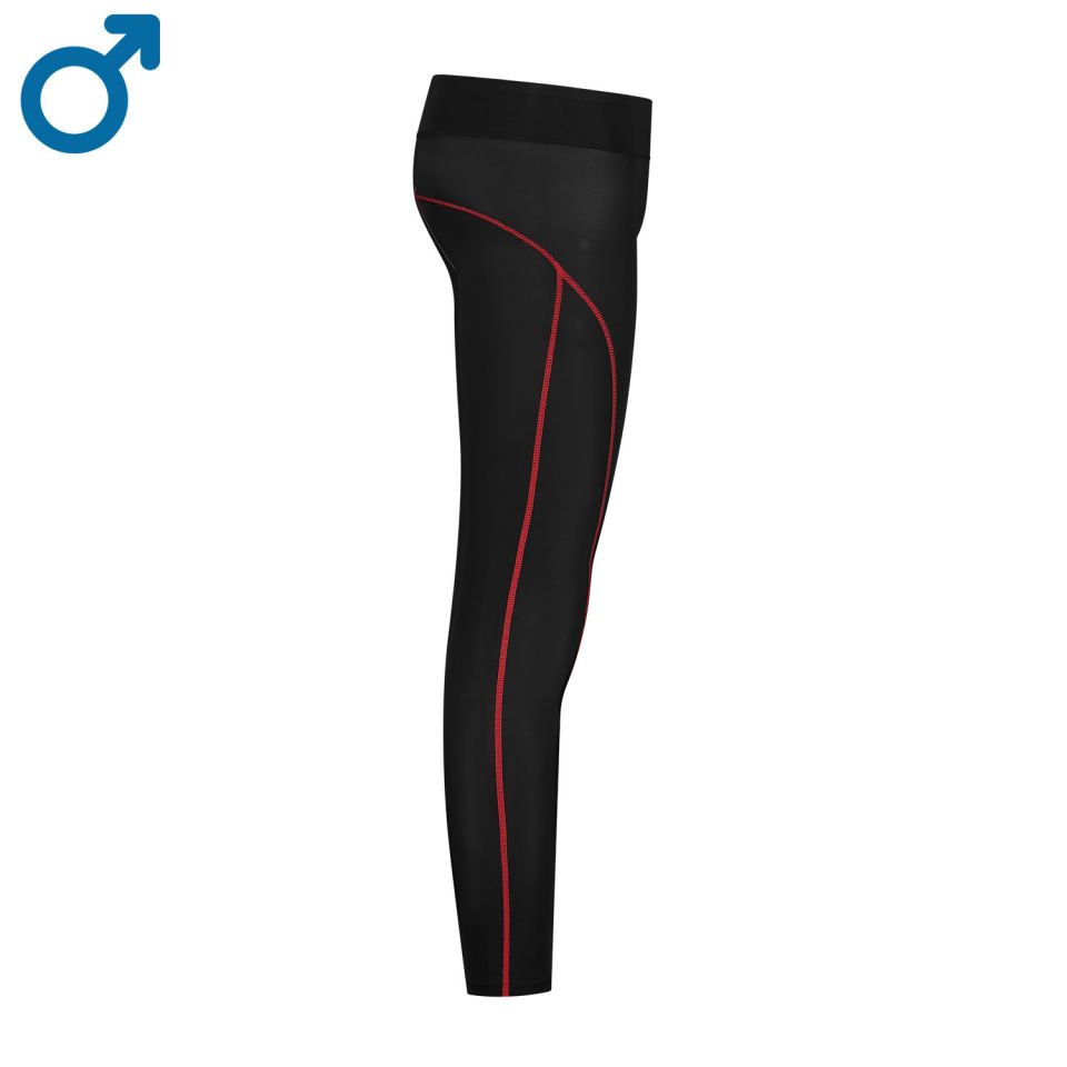 gladiator sports compressiebroek lang dames en heren achterkant
