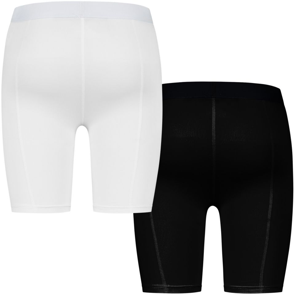 gladiator sports compressiebroek liesbroek dames in zwart en wit van achteren