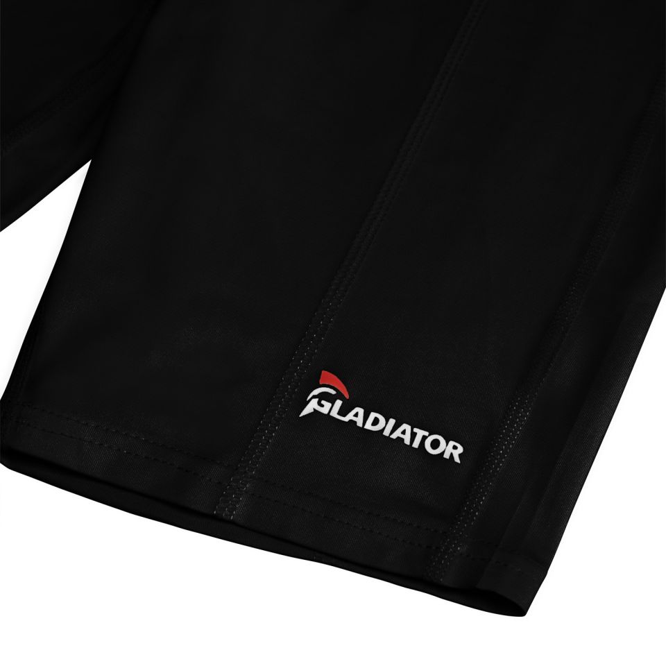 gladiator sports compressiebroek liesbroek dames in zwart detailfoto logo