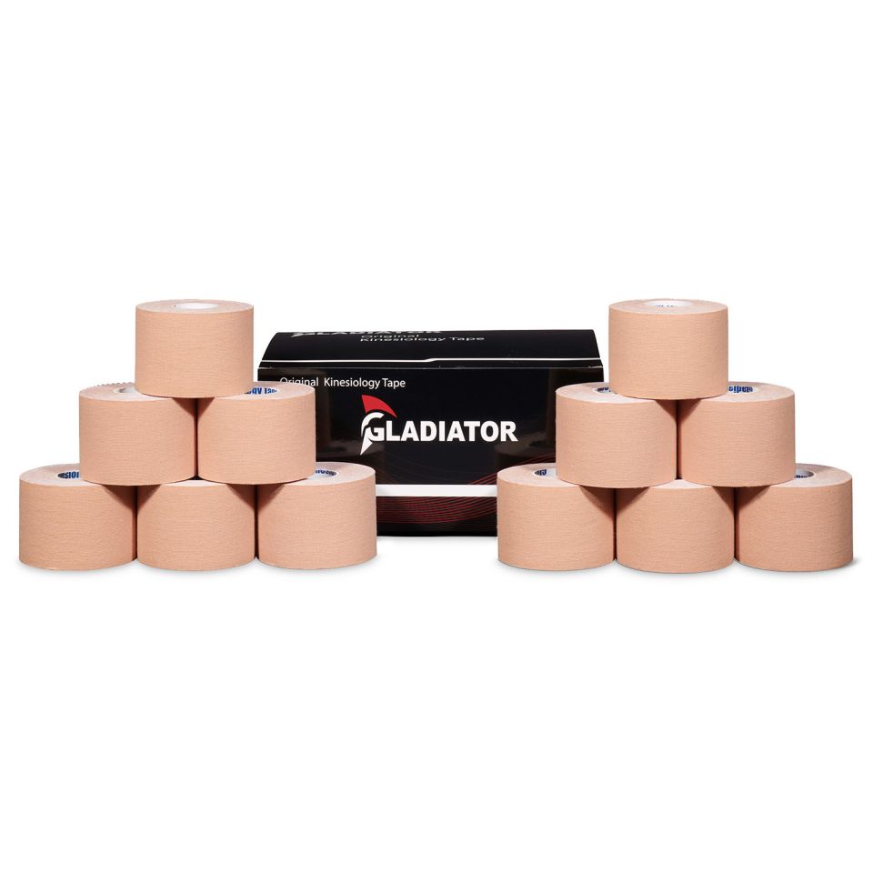 gladiator sports kinesiotape 12 rollen beige