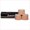 gladiator sports kinesiotape 3 rollen beige