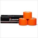 gladiator sports kinesiotape 3 rollen oranje