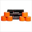gladiator sports kinesiotape 6 rollen oranje
