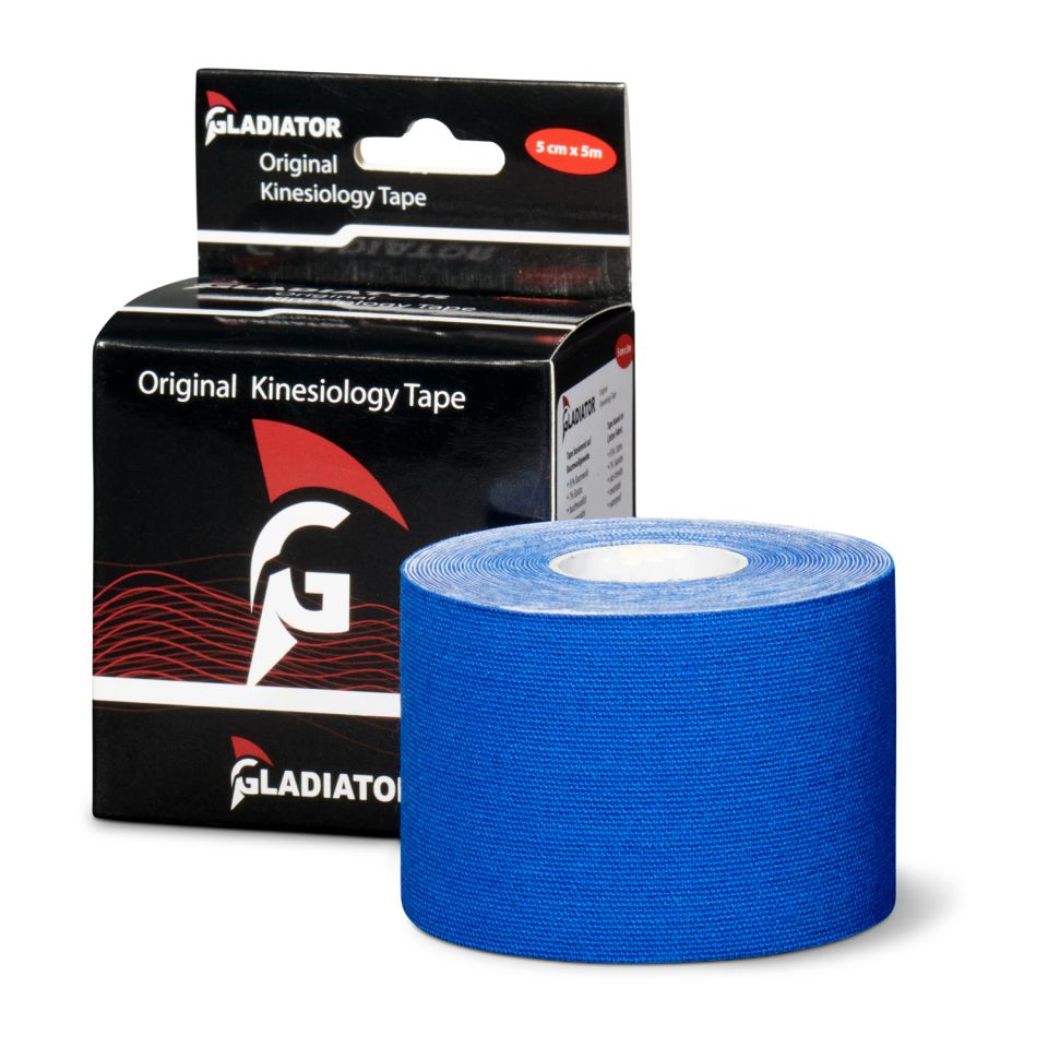 gladiator sports kinesiotape per rol donkerblauw