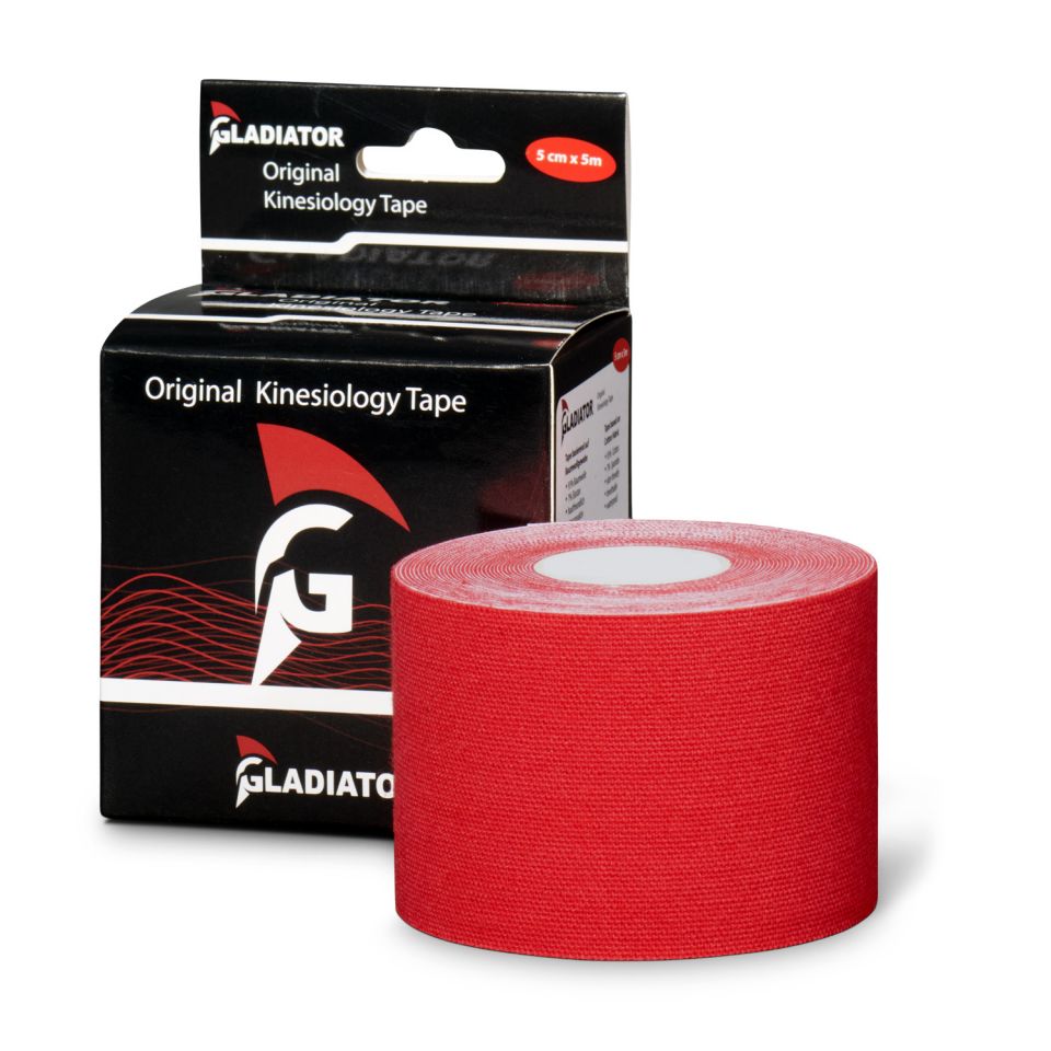 gladiator sports kinesiotape per rol rood
