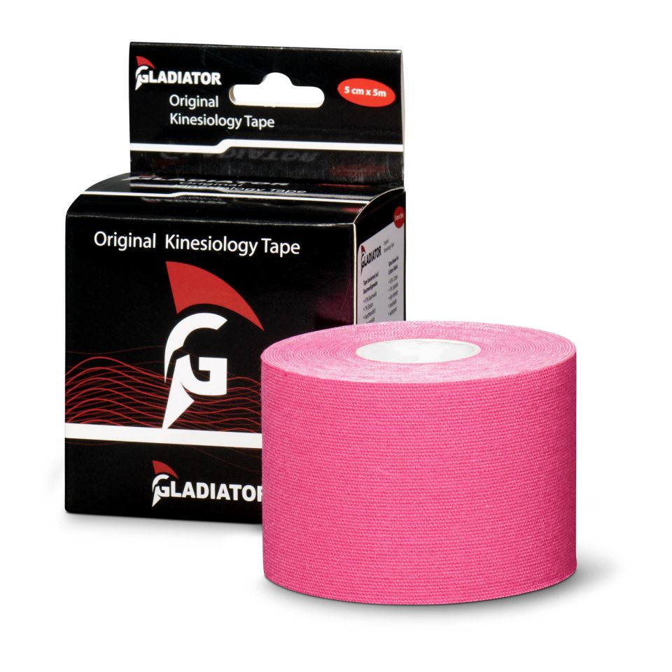 gladiator sports kinesiotape per rol roze