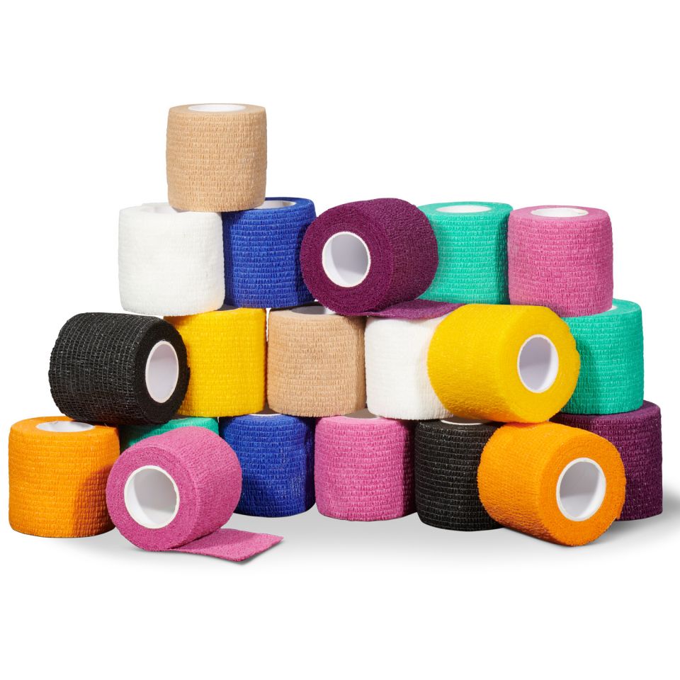 Gladiator sports ondertape bandage 20 rollen opgestapeld