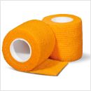 Gladiator sports ondertape bandage per rol oranje voor- en achterzijde