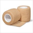 Gladiator sports ondertape bandage per rol beige voor- en achterzijde