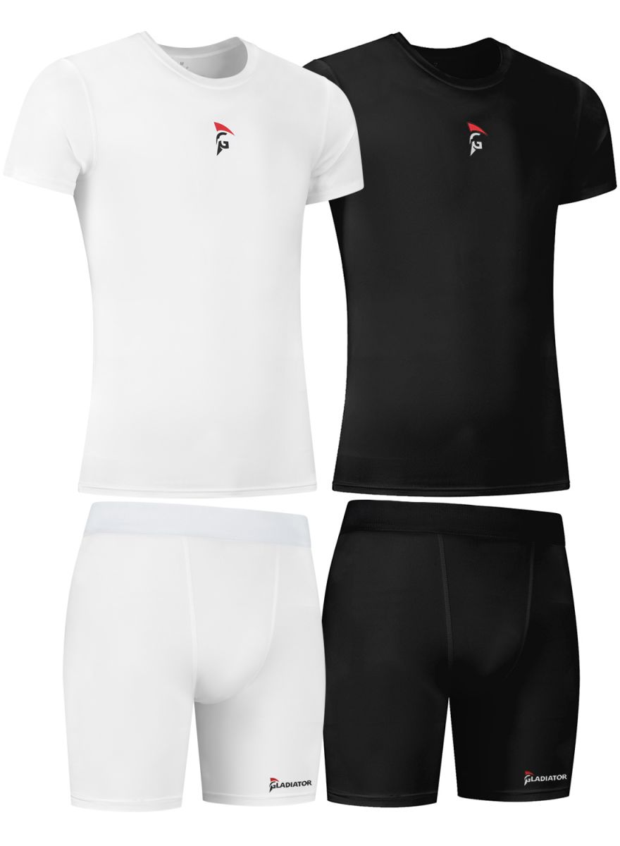Gladiator Sports Compressiebroek / Liesbroek – Voorkomt Lies-, Hamstring- & Quadricepsblessures – Ideaal Voor Voetbal & Hardlopen