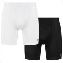 Gladiator Sports Slidingbroek Heren zwart & wit voorkant