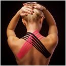 Kinesiotape 4 rollen plus 1 gratis opgeplakt