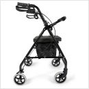 Dunimed lichtgewicht rollator (opvouwbaar) zwart kopen