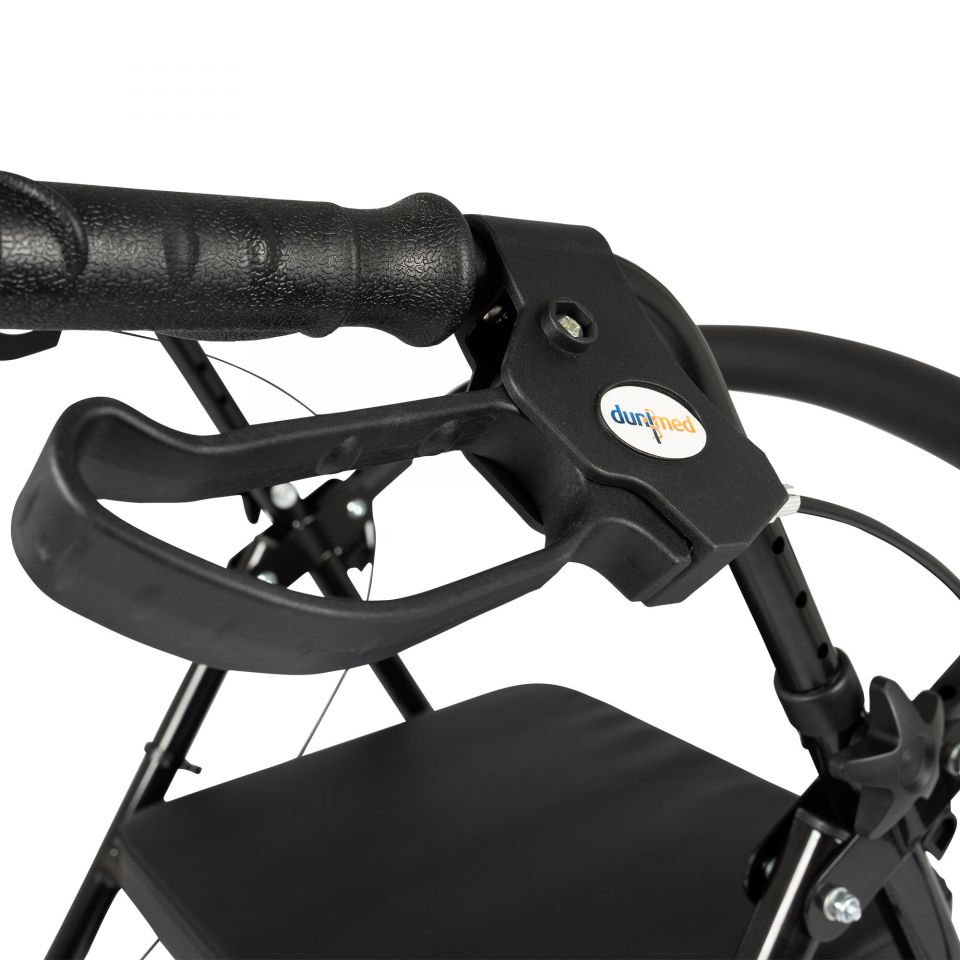 Dunimed lichtgewicht rollator (opvouwbaar) vooraanzicht