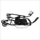 Dunimed rollator lichtgewicht half opgevouwen