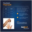 Dunimed mallet finger vingerspalk maattabel