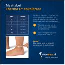 Maattabel Morsa Enkelbrace - voetbal brace