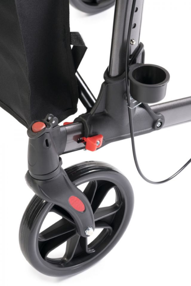 MultiMotion Rollator Lichtgewicht Dubbel Opvouwbaar 