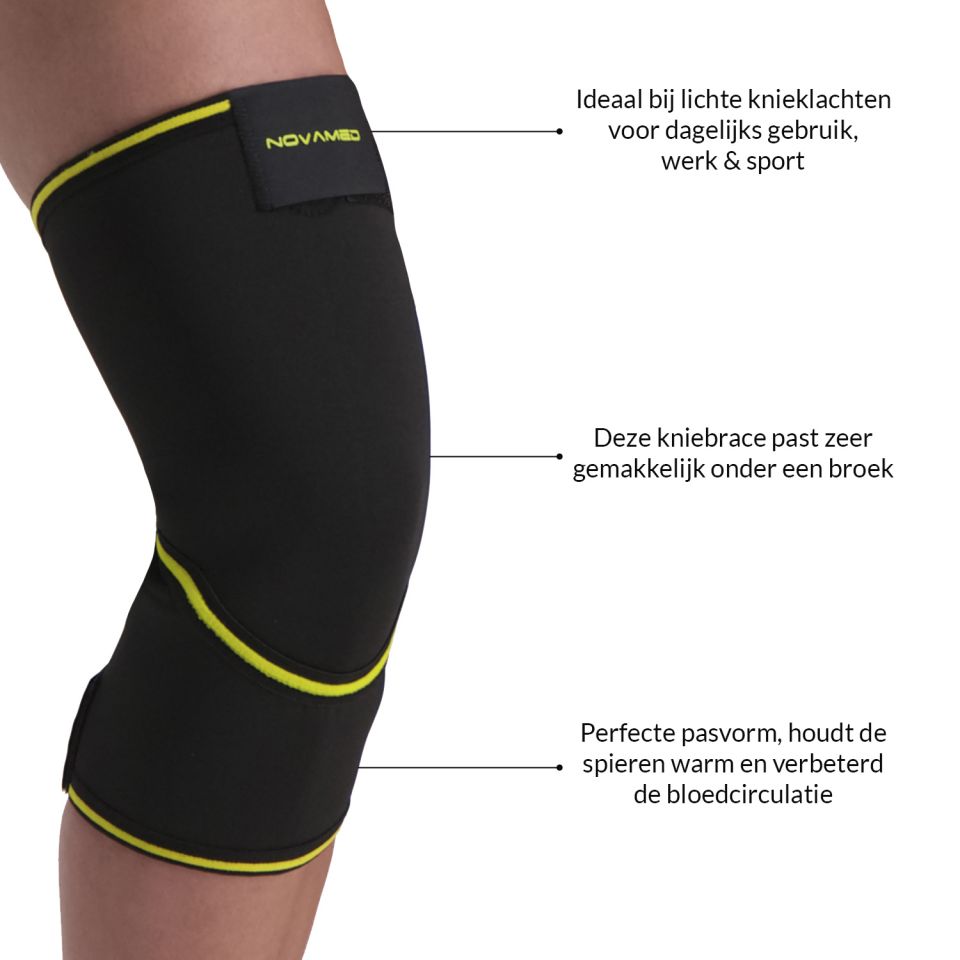 novamed kniebrace met gesloten patella productinformatie