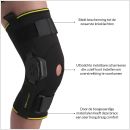 Novamed kniebrace met instelbare scharnieren productinformatie