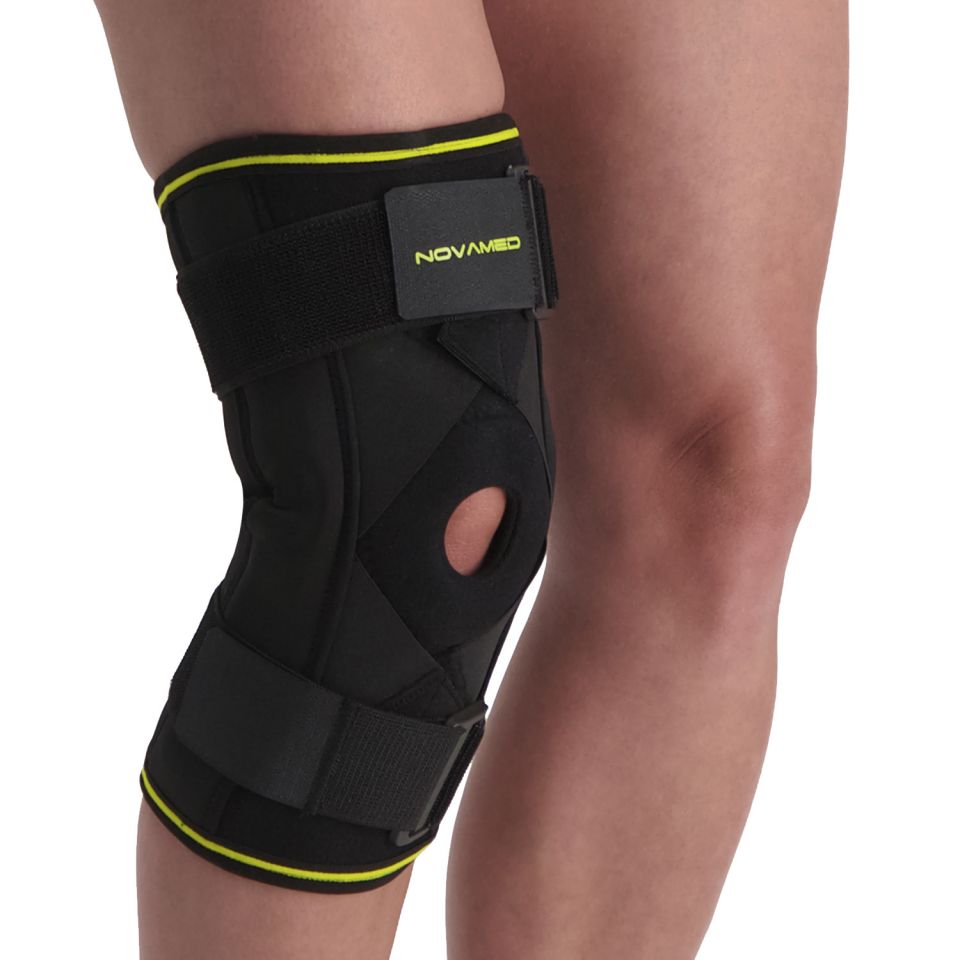 novamed scharnier kniebrace max met gekruiste banden kopen
