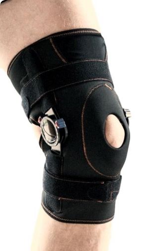 Super Ortho Wikkel kniebandage met instelbare scharnieren