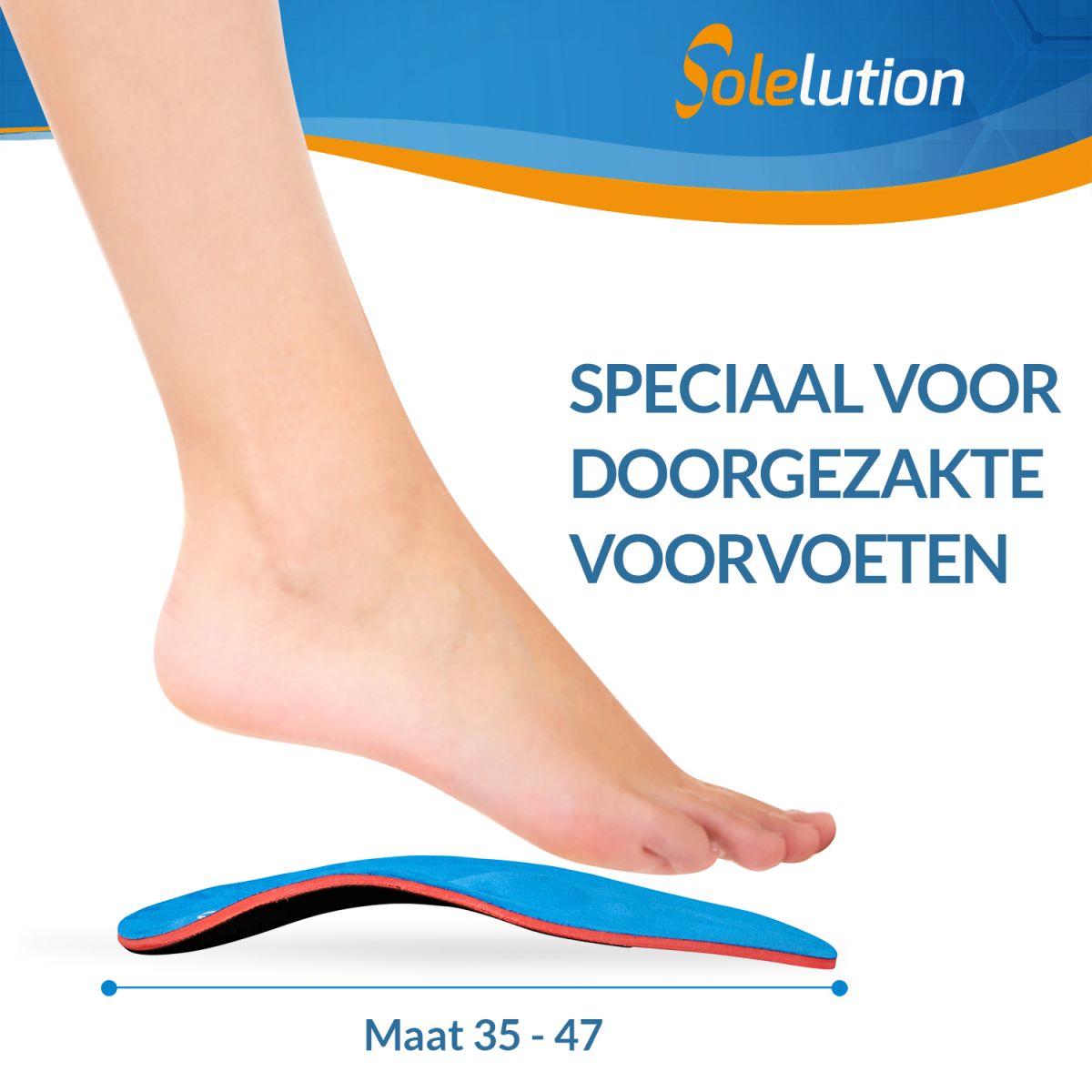 Inlegzolen doorgezakte voorvoet deals