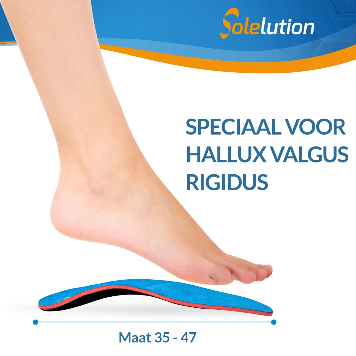 Solelution Arch Steunzolen voor Hallux valgus rigidus Per paar