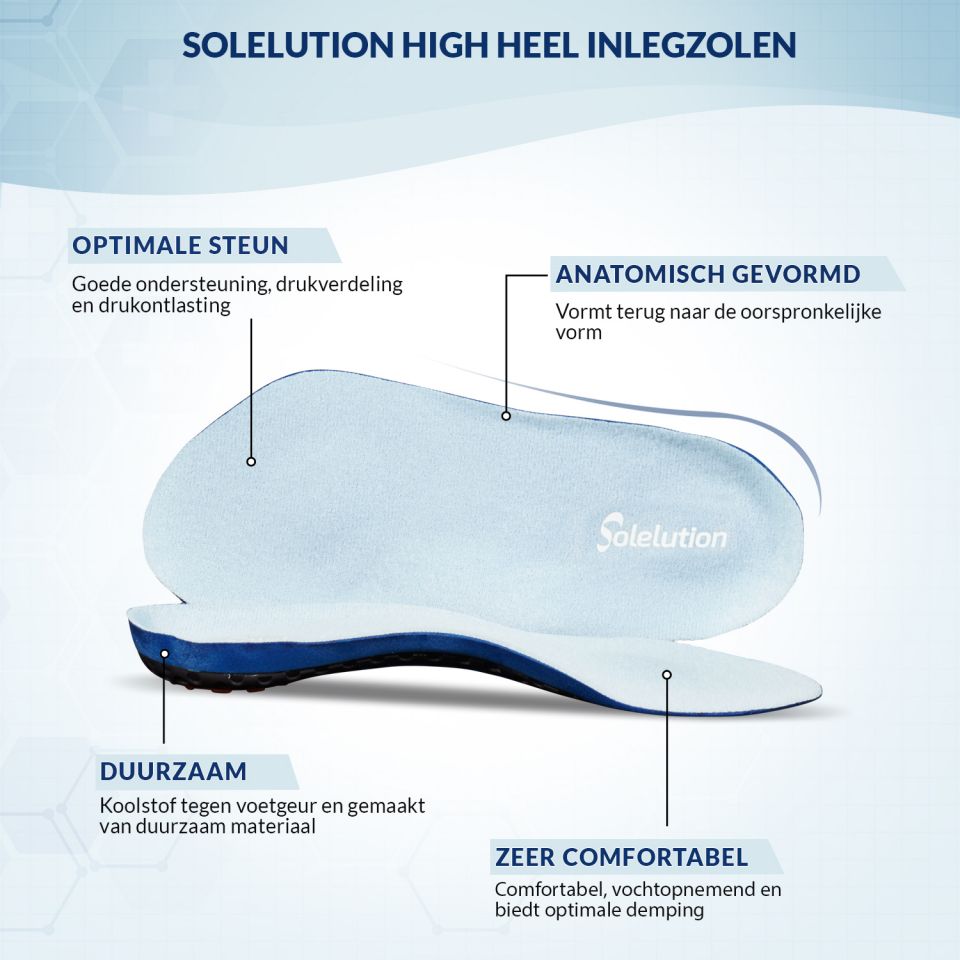 solelution high heel comfort inlegzolen productinformatie