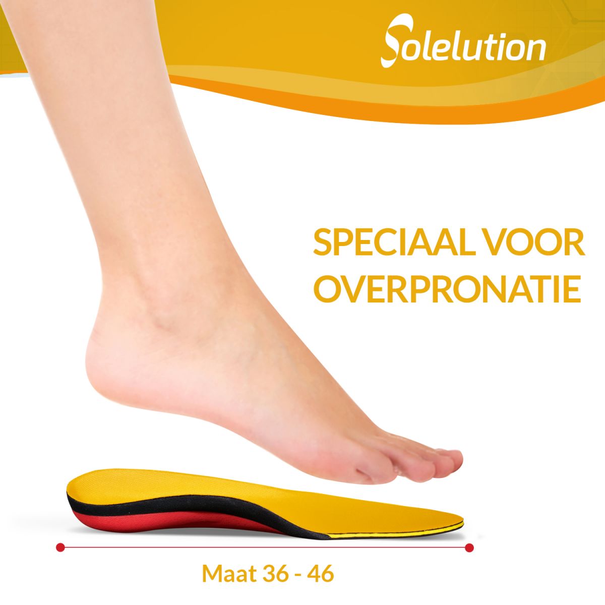 Solelution Overpronatie zolen voor naar binnenstaande voeten Podobrace