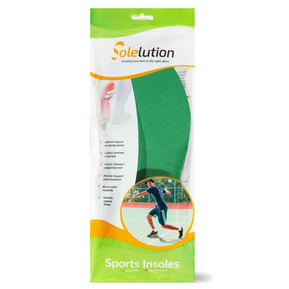 solelution sportzolen voor alle sporten in schoen