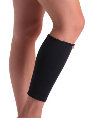 super ortho kuitbrace zwart om rechterkuit