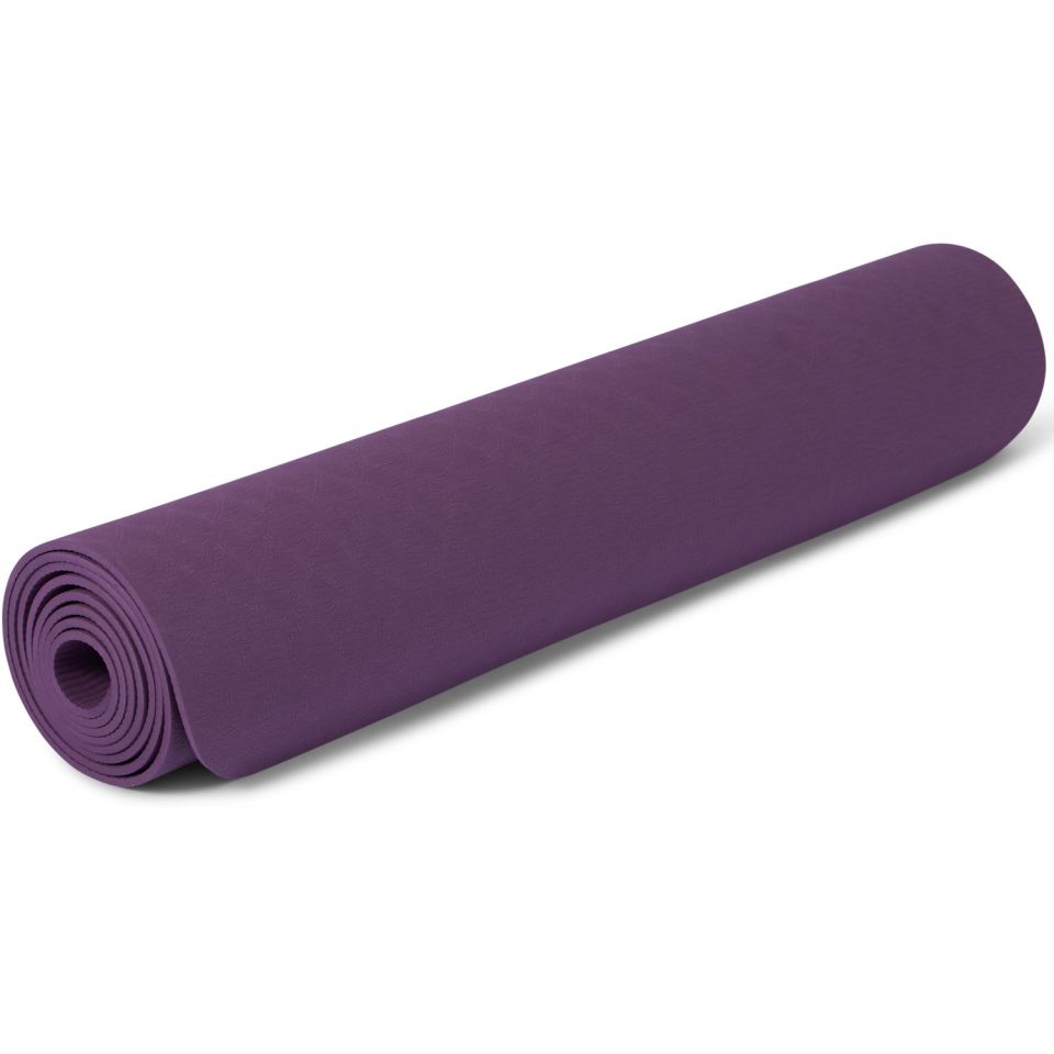 thuissport pakket yogamat opgerold