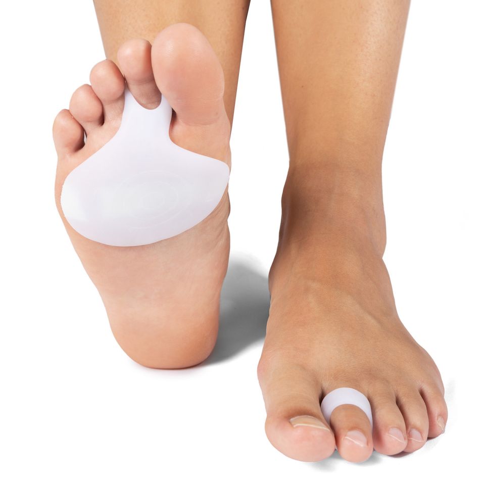 Solelution voorvoetkussen met teenring (softgel) onderkant