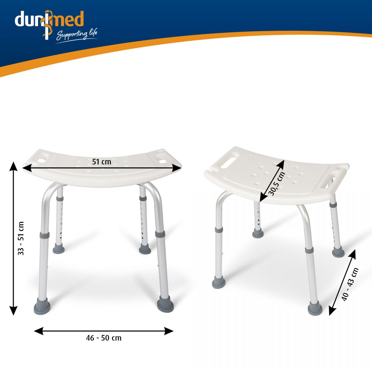 Dunimed douchekruk in hoogte verstelbaar Podobrace.nl