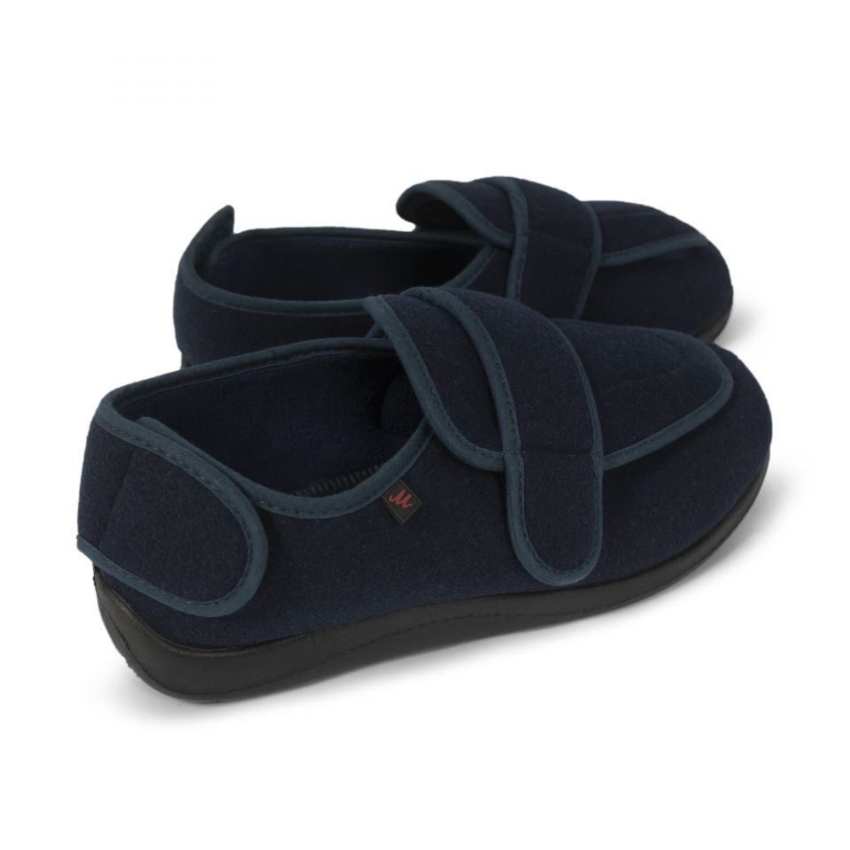 dunimed verbandschoenen met fleece zijkant gefotografeerd