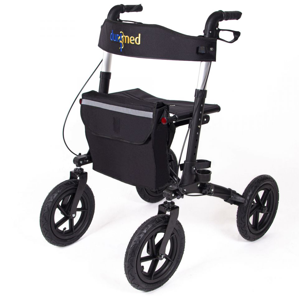 Dunimed Outdoor rollator met grote luchtbanden