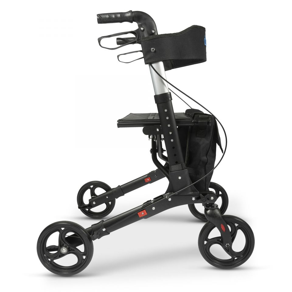 Dunimed premium lichtgewicht rollator zijkant