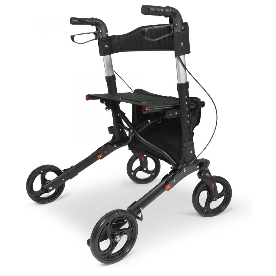 Dunimed premium lichtgewicht rollator achterkant