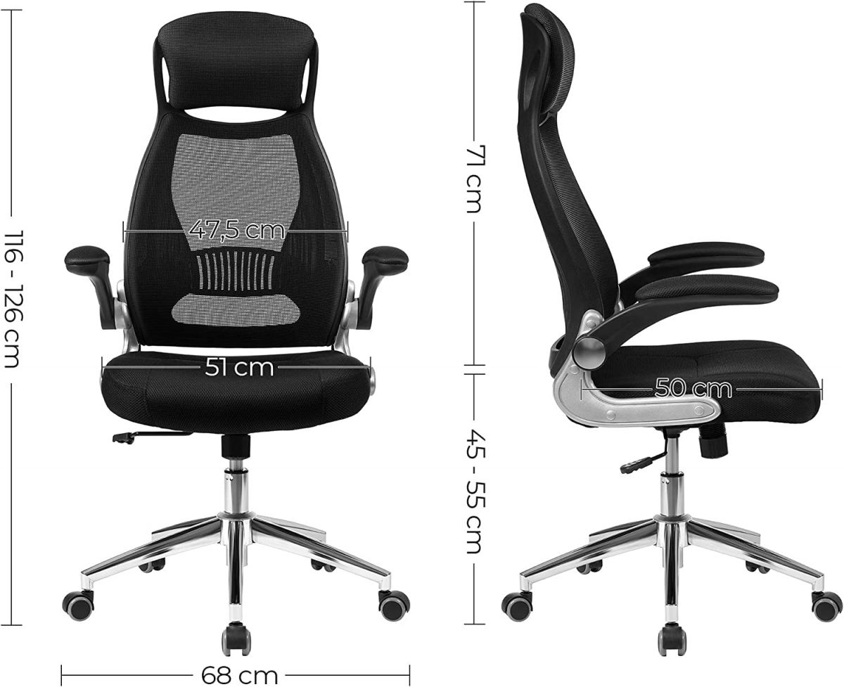 Bureaustoel Ergonomische Computerstoel Hoge Rug