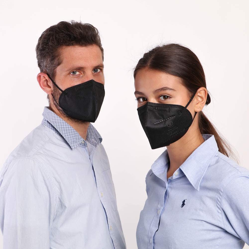 Marine masker een paar FFP2 Mondmasker 10 stuks Zwart | Podobrace.nl